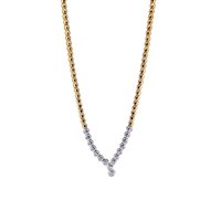 Necklace Idee Preziose Gioielli Woman in Yellow Gold Diamante 0.48 Ct ADSN30 - ADSN30